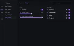 Interface of the Rust cheat by Ancient — Section number 9