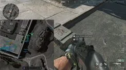 Ancient Radar beside Delta Force: Hawk Ops gameplay on an Operations map: containers labelled Dead Drop, Box and Container, items with prices such as $5k, while the player searches a crate