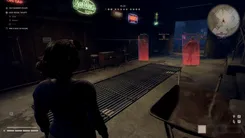 Arcane ESP in Halloween: The Game inside a bar: red filled boxes with skeletons on Annie and Raymond Wilson, survivor labels with HP, stamina, fear and team tag T: 2