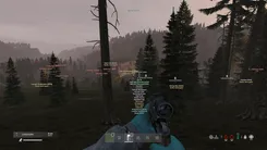 DayZ gameplay with the Medusa cheat — screenshot 1