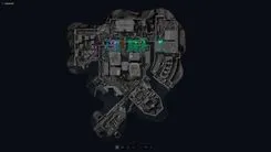 Ancient Radar at 50% zoom in Delta Force: Hawk Ops: two rows of player markers along the top of the map, each with distance and HP
