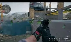 Delta Force gameplay with the Ancient cheat — checking allies and enemies using ESP module of Ancient