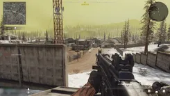 Call of Duty: Warzone gameplay with the Ancient cheat — sit and wait for enemies, but see him because of ESP function