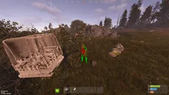 Rust gameplay with the SMG Chams++ cheat — screenshot 5