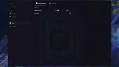 UDP menu for Overwatch on the Misc Appearance tab with menu scale and accent, next to the Debug tab