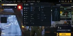 Ghost for ARC Raiders menu on the Aimbot tab: Enable marked risk, Memory aim method, head hitbox, crosshair target priority, recoil control and humanize sliders for jitter, deadzone and reaction time