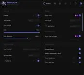 Interface of the Escape From Tarkov cheat by Medusa Lite — section 1