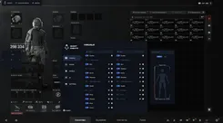 Ghost ESP menu over the Arena Breakout: Infinite stash, Visuals tab for players and bots with price, armor and a model preview