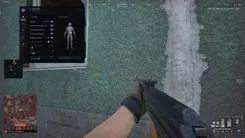 Aimbot tab open over a Wardogs firefight: aim FOV 11 degrees, smoothing 5, max distance 500 m, and a Bone Selection panel with a 3D figure set to Head, Neck, Body; enemy labels with names, AK-74M and distances up to 516 m fill the wall ahead