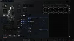 Ghost ESP menu, Radar tab: outline, background, point style, size, max distance and the compass bar