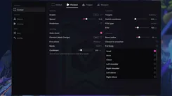 UDP menu for Overwatch on the Flickbot tab: speed 15, auto shoot, wait charge key, 200 ms cooldown, FOV 100 px and a 12 px bone radius