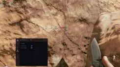 SMG Misc tab with No recoil and No sway switched on, player labels with M4A1 and Winchester read at 500–600 m through a rock face in Active Matter