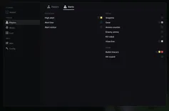 UDP menu for Escape from Tarkov, Alerts tab: high alert, alert line and notice when a player faces you, snapline, gear, ammo counter, enemy ammo, kit value, view line, bullet tracers and hit sound