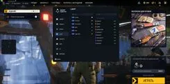 Ghost for ARC Raiders menu on the Loot tab: rarity toggles from Common to Legendary and a searchable item list topped by Equalizer, Dolabra and Jupiter at 28k$