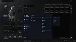 Ghost Full menu, World tab: corpse ESP with bot corpses and loot by rarity from common to red with item count