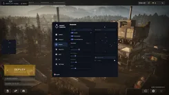 Ghost Wardogs menu, Radar tab: outline, background, point style, size, distance, zoom and the compass bar