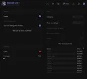 Interface of the Escape From Tarkov cheat by Medusa Lite — section 6