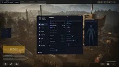 Ghost Wardogs menu, Aimbot tab: FOV, smooth, aim method, hitbox, target priority, recoil control and max distance, plus Humanize with jitter, deadzone, reaction and max speed