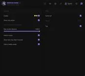 Interface of the EFT cheat by Medusa — section 7