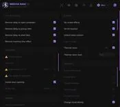 Interface of the EFT cheat by Medusa — section 8