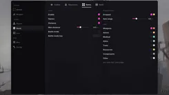 UDP menu for Rust on the World Items tab: dropped items within 100 m filtered by weapons, ammo, medical, attire, tools, resources and components