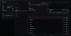 UDP loot list for Escape from Tarkov: a custom T-7 item with price and colour, search filter, item groups and the item list sorted by price