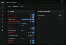 Interface of the Rust cheat by Mason Internal — section 1