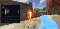 Interface of the Rust cheat by Mason (full) — section 2