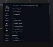 Interface of the Apex Legends cheat by Mason — section 3