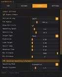 Interface of the Overwatch cheat by Mason — section 3