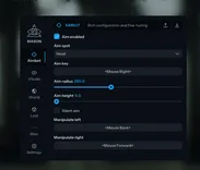 Interface of the Escape From Tarkov cheat by Mason — section 3
