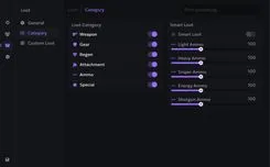 Interface of the Apex Legends cheat by Ancient — section 4