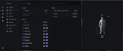 Interface of the Escape From Tarkov cheat by Ancient — visual bots section