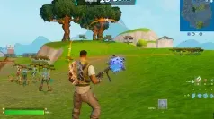 Demonstration of functionality of Ancieht cheat in Fortnite