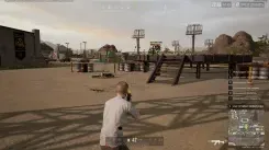 PUBG player in start zone