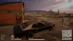 PUBG player in car, using Ancient cheat