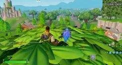 Fortnite gameplay with the Ancient cheat — ESP demonstration in real ranked game match
