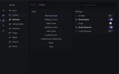 Interface of the Rust cheat by Ancient — Section number 11