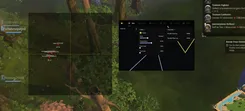 Albion Online gameplay with the Ancient cheat — select specific functions for radar