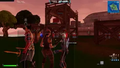 Fortnite gameplay with the Memez cheat — screenshot 1