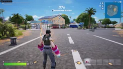 Fortnite gameplay with the Arcane cheat — screenshot 1