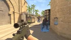 Counter-Strike 2 (CS2) gameplay with the Arcane cheat — screenshot 1