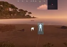 Rust gameplay with the Courier ESP cheat — screenshot 1