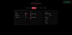 Interface of the Marvel Rivals cheat by Unnamed — Section number 1