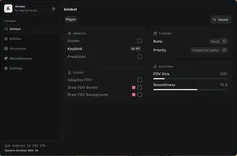 Interface of the Marvel Rivals cheat by Arcane