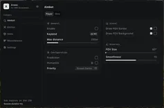 Interface of the Ark: Survival Ascended cheat by Arcane