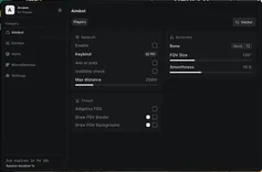 Interface of the Squad cheat by Arcane