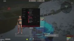 Interface of the Rust cheat by Memez — section 2