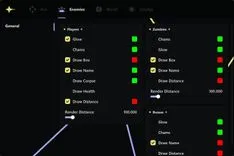 Interface of the Hunt: Showdown cheat by Ancient — Section number 2