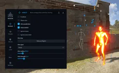 Interface of the Rust cheat by Mason (full) — section 3